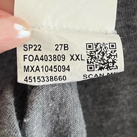 OAKLEY | Casual Est 1975 Iconic Logo Short Sleeve Tee in Grey | Size XXL - Picture 9 of 10